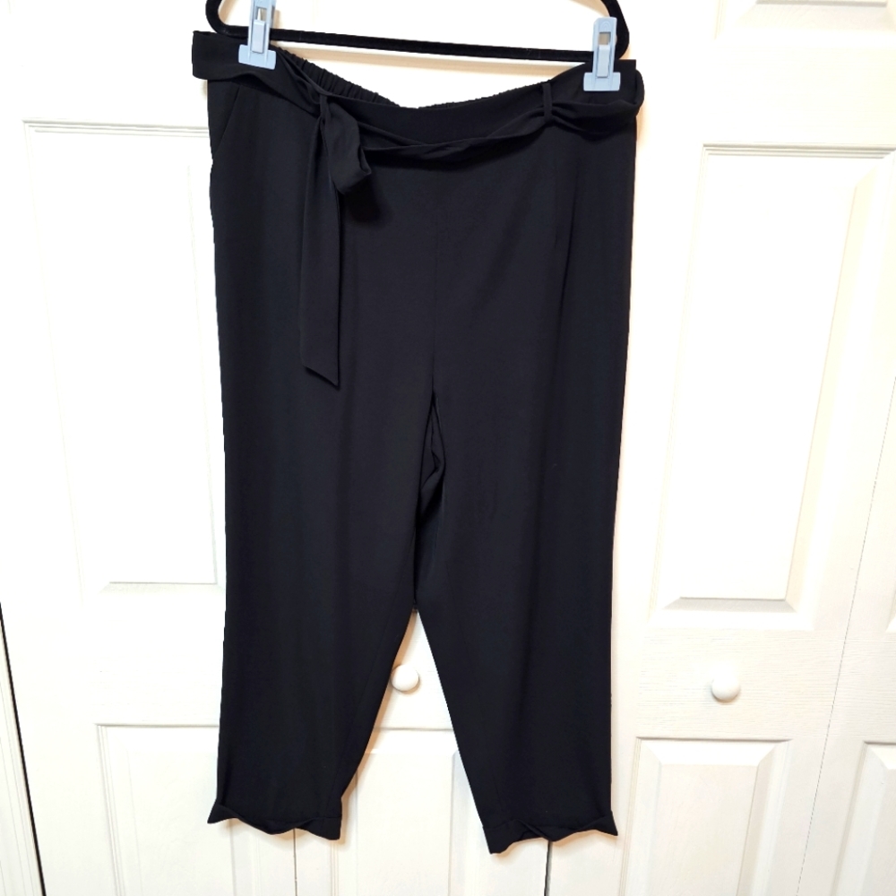 Calvin Klein belted suit pants 14W